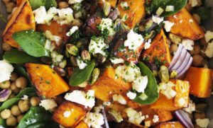 Roast Pumpkin and Chickpea Salad