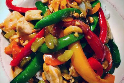 Chicken and Cashew Stir-fry