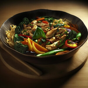 Chicken and Cashew Stir-fry