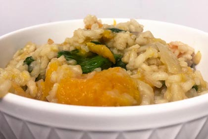 Pumpkin and Mushroom Risotto